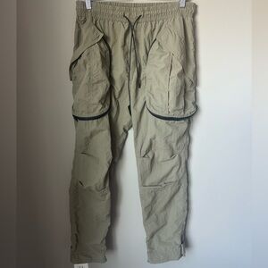 Richie Le Collection Utility Pant s Cargo Green Men's Size M Polyamide
